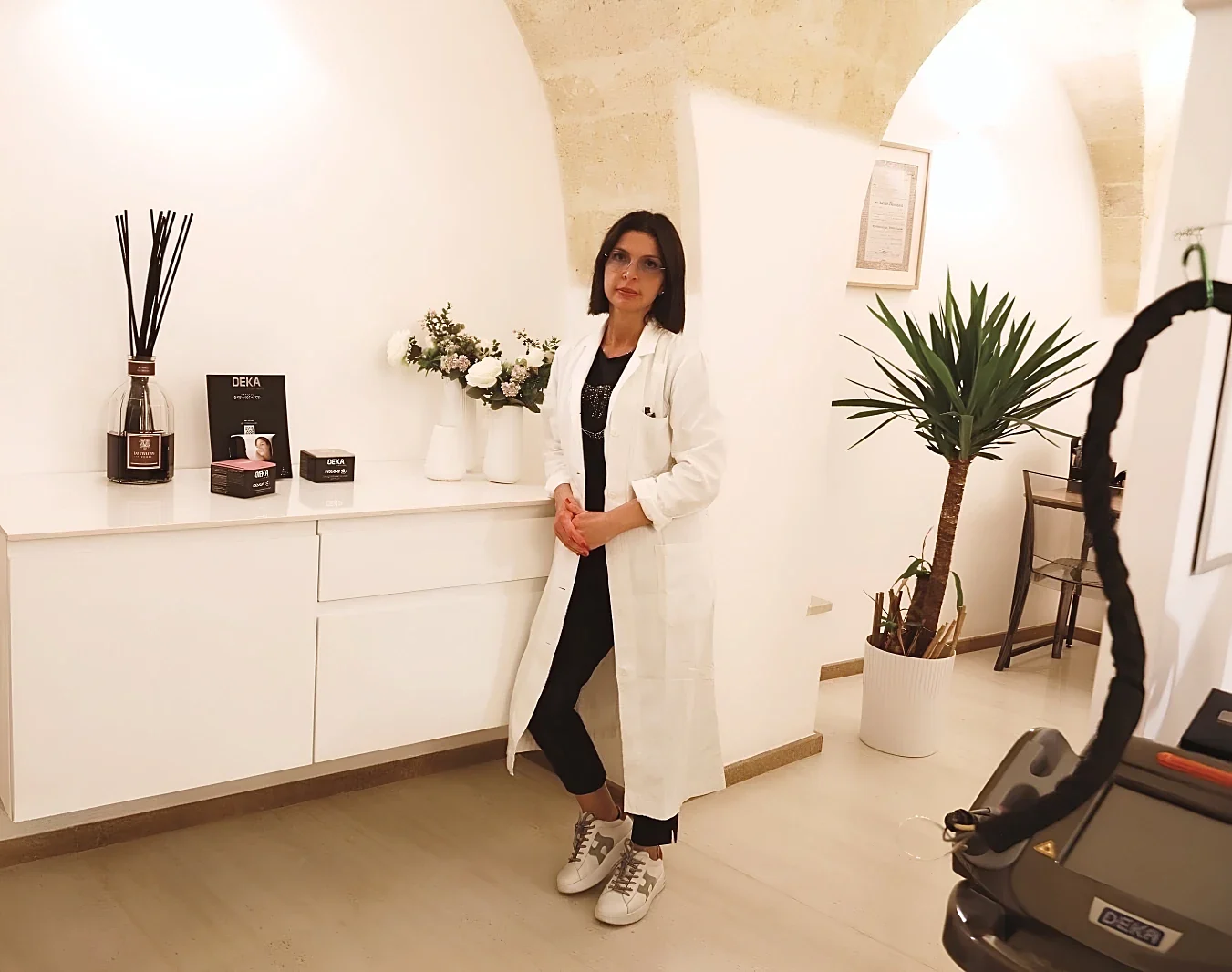 Dott.ssa Giusy Ladisa nello studio